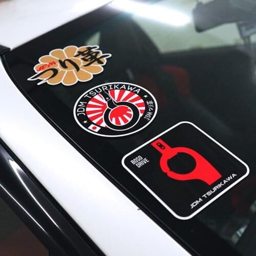 Car Styling Decals Japanese JDM Drive Auto Window Bus Motorcylce Stickers