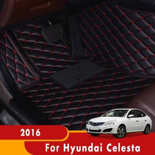 For Hyundai Celesta 2016 Car Floor Mats Custom auto foot Pads automobile carpet cover Front & Rear FloorLiner Styling