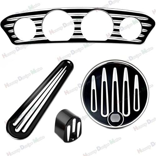 Fairing Instrument Trim&Fuel Tank Door&Dash Track Inser For Harley FLHX FLH/T 14-16