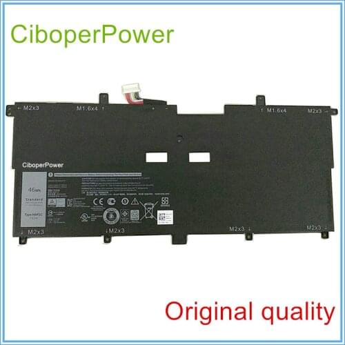 Original laptop battery 7.6V 46WH NNF1C HMPFH battery for 13 9365 13-9365-D1605TS