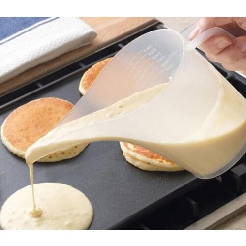 1000ML Tip Mouth Plastic Measuring Jug Cup Graduated Cooking Kitchen Bakery Tool