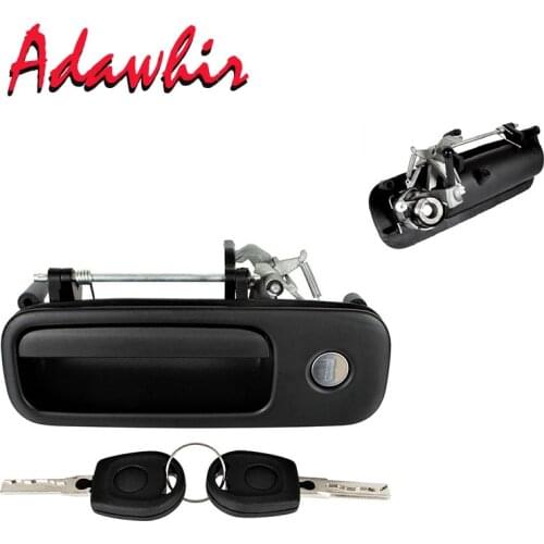 1J6827297G 1J6827565B Tailgate Rear Outer Door Handle with Lock 2 Keys for GOLF IV Lupo Seat Arosa 1997-2006