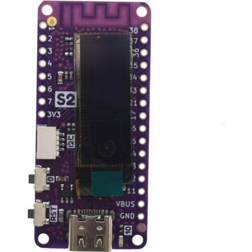 S2 Pico V1.0.0 - LOLIN WIFI IOT Board with OLED based ESP32-S2FN4R2 ESP32-S2 4MB FLASH 2MB PSRAM MicroPython Arduino Compatible