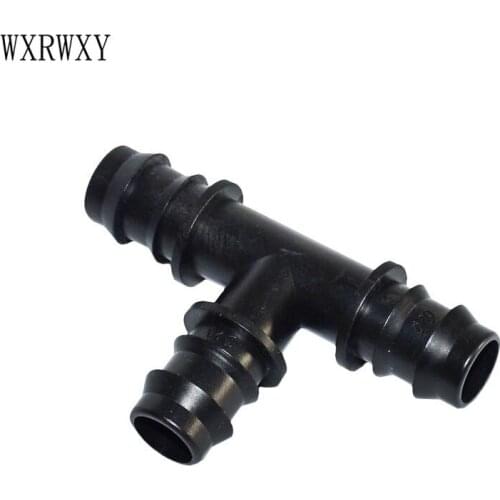 Wxrwxy Tee barb Tee connector 3/4 inch 20mm garden irrigation hose splitter irrigation connector barbed 5 pcs