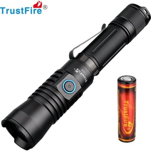TrustFire T30R LEP Laser Flashlight 460Lm USB Type C Tactical Flashlight Light 1000M for Hunting Security Rescue ,Self Defens