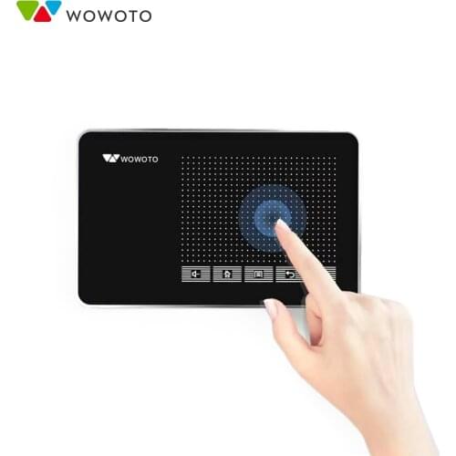WOWOTO Portable Video Projector DLP Mini Projectors Bluetooth LED Portable Android Projector WiFi Home Cinema A5 Pro
