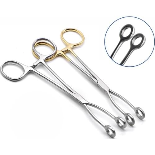 Dimple clamp plastic surgery equipment surgical suture thread embedding positioning forceps tweezers