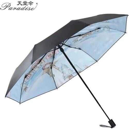 Quality Sun Umbrella For Women Angel Folding Fashion Parasol Girl Luxury Gift Female Anti UV Rain Windproof Large Kids Paraguas