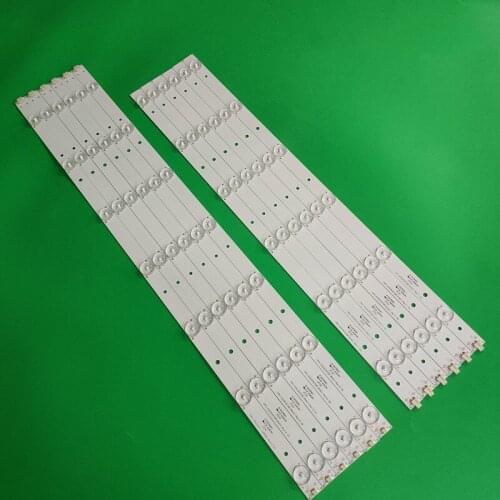 100% New 12pcs/Kit LED strips for HAIER 55 TV 55E5500U CN55GK725 CN55GK720 CRH K553535T0613 CRH-K553535T0613