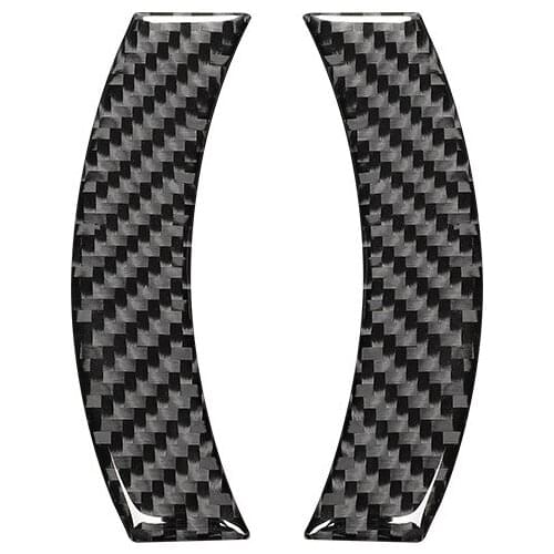 2Pcs Carbon Fiber Navigation Screen Frame Sticker Decal for MINI Cooper Countryman Clubman F54 F55 F56 F60