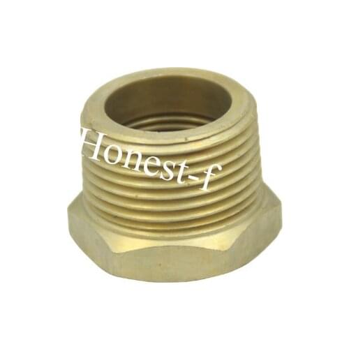 Lead Free Brass Hex Pipe Bushing Reducer Fittings 1" Male x 3/4" Female NPT