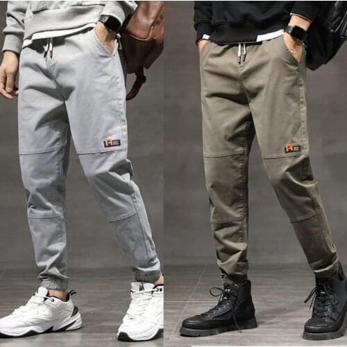 2021 Spring Summer Men Pants Smart Casual Ultra-thin Pants Men Clothing Loose Elastic Waist Comfort Trousers Plus Size