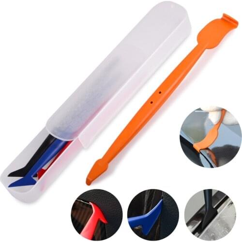 EHDIS 4pcs Vinyl Car Wrap Squeegee Set Carbon Foil Film Wrapping Magnet Scraper Window Tint Tool Kit Car Stickers Styling Tools