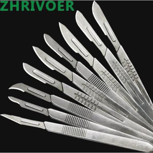 Metal Scalpel 11 Antiskid Knife Craft Carving Knife Mobile Phone Notebook Computer PCB Maintenance Manual Tool Blade