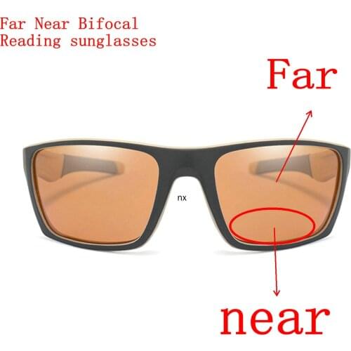 Men Bifocal Reading Sunglasses UV Protection Outdoor Riding and Driving Reading Glasses 2020 New Fashion Anti-fatigue Reader NX