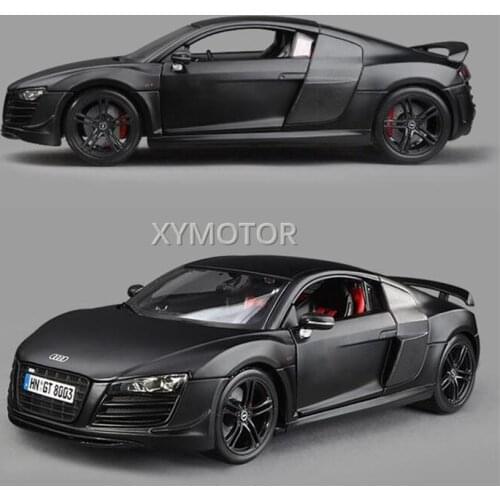 Maisto 1/18 New For Audi R8 V10 Plus Metal Diecast Sports Car Model Red/Black/Blue/Silver Metal,Plastic,Rubber Gift Collection