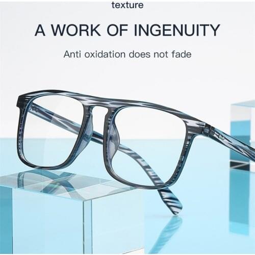 Blue Light Blocking Glasses Women Men Vintage Eyeglass Women Frame Oversize Square Black Men Optical Computer Gaming Eye Glasses