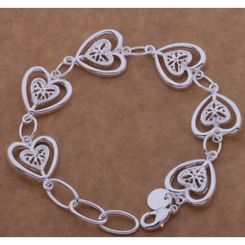 Wholesale High quality silver plated Fashion jewelry Bangles bracelet WB-143