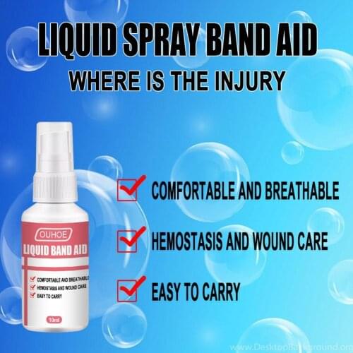 10/50ml Waterproof First Aid Liquid Bandage Small Cut Wounds Patch Medical Plaster Adhesive Disinfecting Healing Hemostasis P7Y5