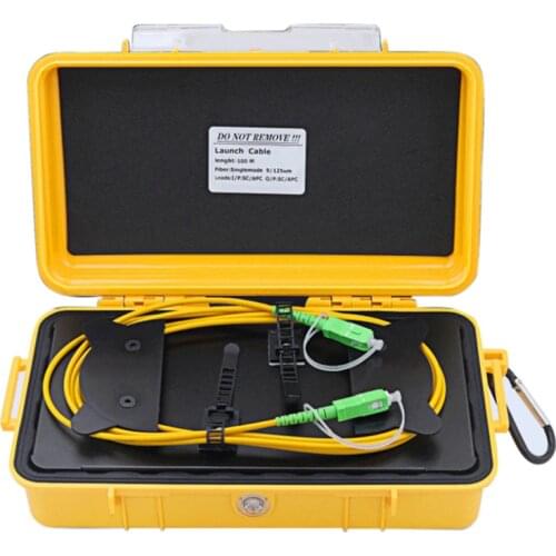 SC/APC-SC/APC OTDR Dead Zone Eliminator,Fiber Rings Fiber Optic OTDR Launch Cable Box Single Mode 1310/1550Nm