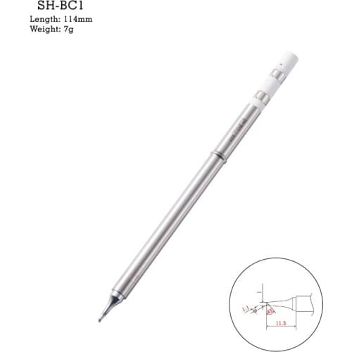 SH-C1 SH-BC1 Solder SH-ILS SH-J02 Tips Replacement Parts for SH72 65W Digital Soldering Iron Station Set of Tools Kit