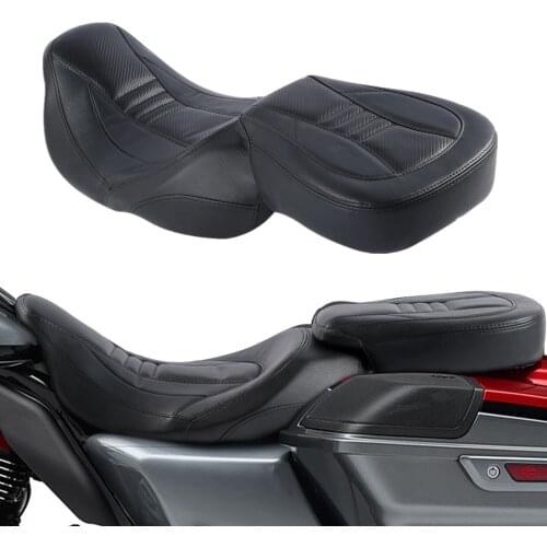 Motorcycle Driver Passenger Seat For Harley Touring Road King Electra Road Glide Street Glide FLHX 2009-2020 2019 2018