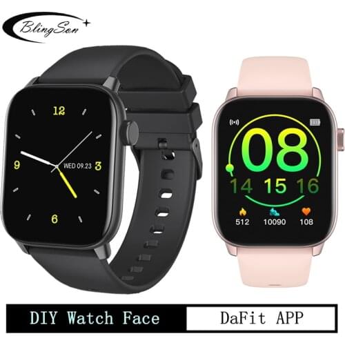 2021 New Smart Watch Men BT5.0 Smart Bracelet Women Sports Fitness Tracker Heart Rate Monitor IP68 Waterproof SmartWatches