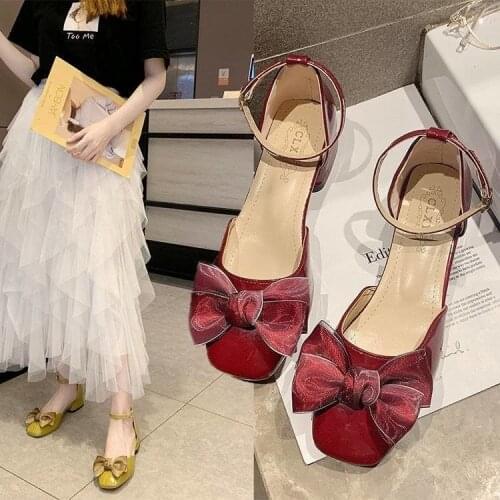 Shoes Women Slippers Sandals 2021 Summer Heel Sandales Femmes