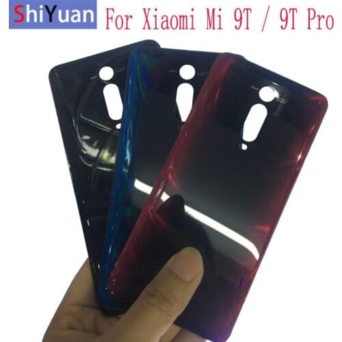 Back Door Housing Case Cover For Xiaomi Mi 9T Mi 9T Pro Battery Cover Rear Door Housing Case Replaceme with Adhesive Sticker