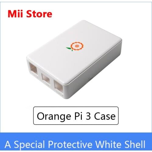Orange Pi 3 ABS Protective White Case，Easy installation and Precise opening Not Include Main Board