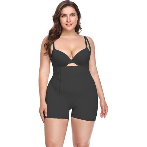 Women Plus Size Full Body Shapewear Modeling Strap Waist Trainer Belly Slimming Shaping Buttock Lifter Corset Bodysuit Shaper