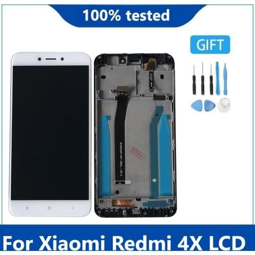 5.0 Inches For Xiaomi Redmi 4X LCD Display Touch Screen Digitizer Assembly Replacement For Xiaomi Redmi 4X Pro Prime With Frame