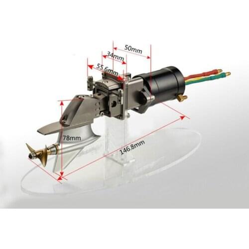 1 Set P1 Tailing Boat Model 2960 SSS Brushless Motor+Servo+ESC+4mm Boat Shaft Propeller Set