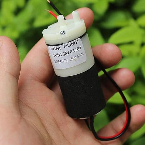 1pcs DC 3V-5V Micro Air Pump DC Small Vacuum Pump Mini 370 Motor Micro Air Pump Oxygen Pump Large Flow Aquarium Fish Tank For