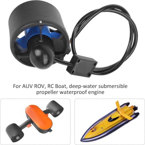12V 312W 13A Underwater Deep Water Thruster Waterproof Electric Propeller Deep Water Motor for ROV RC Boat Submarine CW/CCW