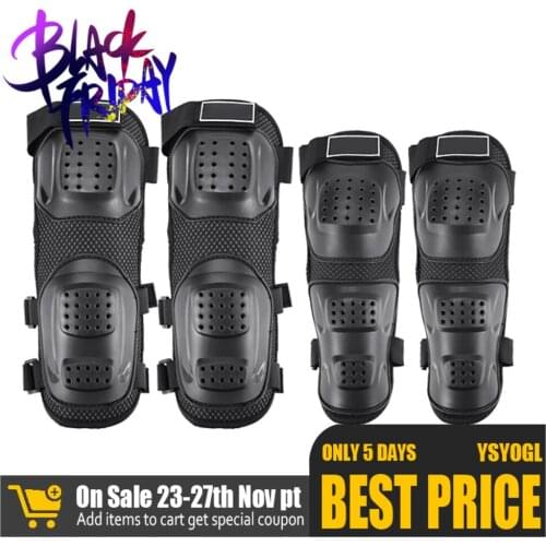4pcs Motorcycle Elbow Protector Knee Pads Safety Protective Gear Cycling Knee Support Protection Universal