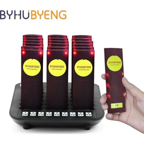 Wireless Calling System Biper Beepers Pager for Restaurant Equipment Fast Food Restaurants Kitchen Cafe Shop