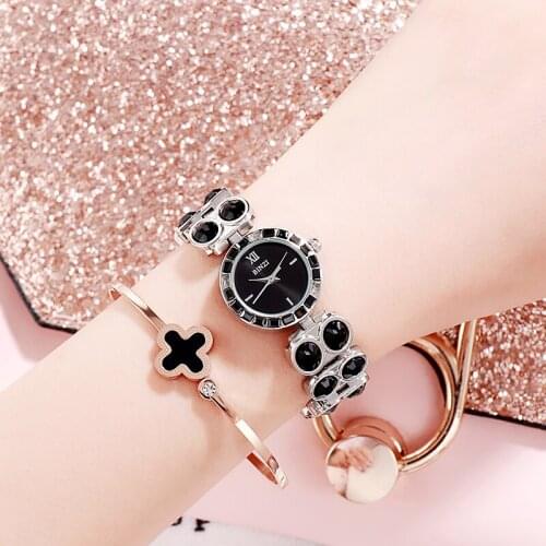 Binzi Watch Brand Women Rose Gold Wrist Watches For Women Relogio Feminino Luxury Diamond Mesh Quartz Clock Reloj Mujer 2019