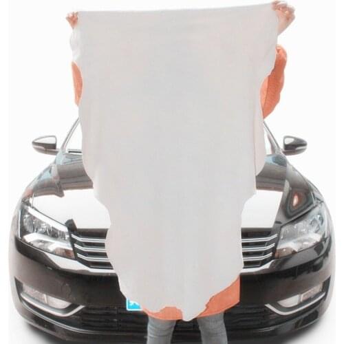 Free Shape Cleaning Towels Natural Elastic Shammy Genuine Chamois Leather Drying Washing Care Polishing Cloth Sheepskin Towels