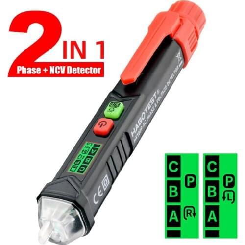 HT100 Digital Voltmeter Intelligent Non-contact Pen Alarm Voltage Detector Meter Ac Voltmeter Tester Auto Tachometer