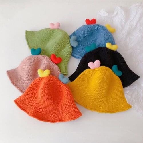 Baby Hats Cute hat for children Infant Beanies Knitted Solid Color Boy Girls Beanie Caps kids Warmer Bonnet Casual Cap
