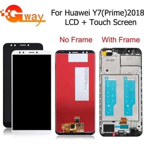 For HUAWEI Y7 2018 LCD Display Touch Screen For Y7 Pro 2018 LCD With Frame Y7 Prime 2018 lcd Screen LND L22 LX2 L21 L23 LX1 L29