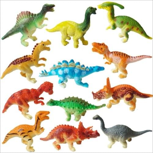 6pcs/set 6cm PVC Dinosaur Action Figure Toy Kids Education Toy Children birthday christmas Gift free shipping