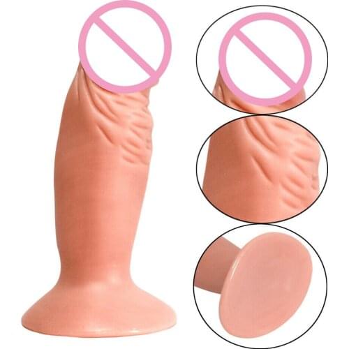 Dildo Penis Dick Dong Women MasturbatorG Spot Massager Clitoris Adult Sex Toy Vagina Anal Plug Butt Suction Cup Lesbian Couple