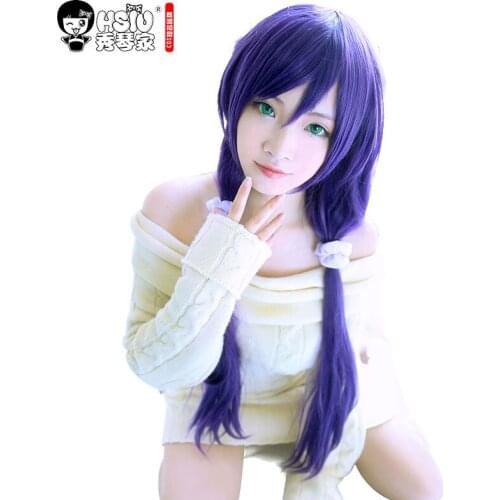 HSIU High quality LoveLive! Love Live Cosplay Wig Nozomi Tojo Costume Play Adult Wigs Halloween Anime Hair free shipping