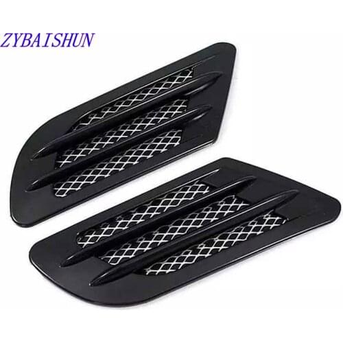 2PCS of new simulation fake air outlet shark gills car styling mold decoration tuyere for Ford Focus Fusion Escort Kuga Ecosport