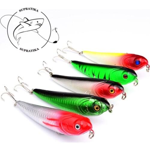 Pencil Fishing Lures Hard Bait 110mm/22g 3D Eyes Crankbait Plastic Sinking Sea Fishing Isca Artificial Wobbler Trolling For Lake