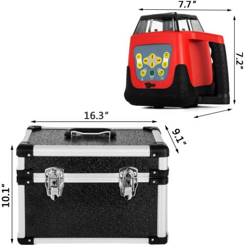 Red Laser Level Rotary Visible Laser Widely used Cross Laser Electronics Construction Laser With Receiver