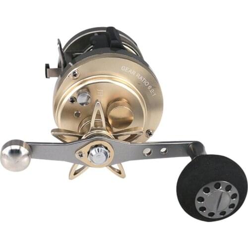 Metal Trolling Drum Wheels Sea Fishing Bait-casting Reel 10KG Fishing Weight Stainless Steel Bearings