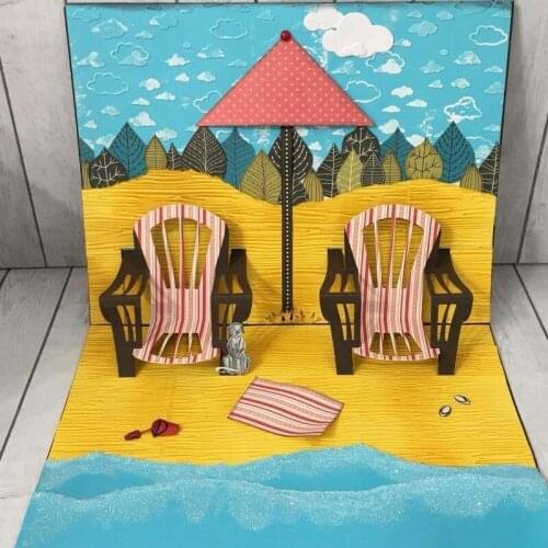 Armchair DIY Metal Cutting Die Scrapbooking Paper Card Album Making Embossing Template Craft Handmade Decoration Stencil